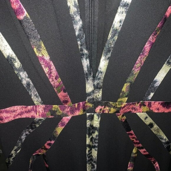 BCBGMAXAZRIA Black Maxi Hilaria Gown.  SZ 2 - Picture 6 of 7